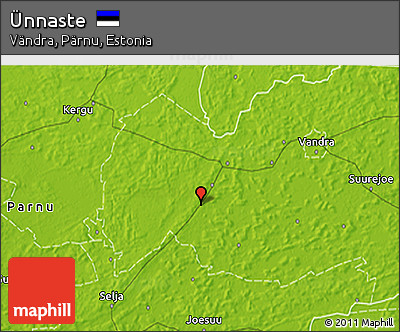 Physical 3D Map of Ünnaste