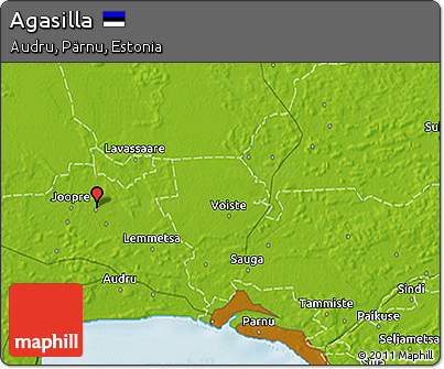 Physical 3D Map of Agasilla