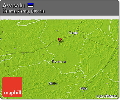 Physical 3D Map of Avasalu