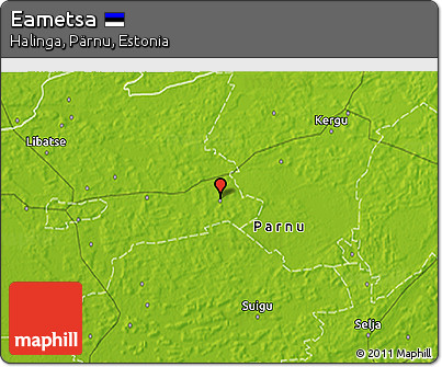 Physical 3D Map of Eametsa