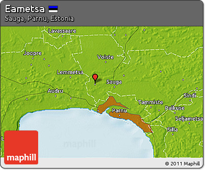 Physical 3D Map of Eametsa
