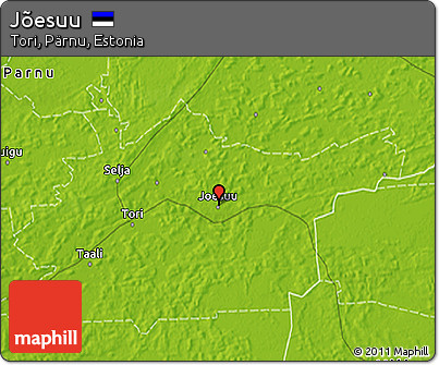 Physical 3D Map of Jõesuu