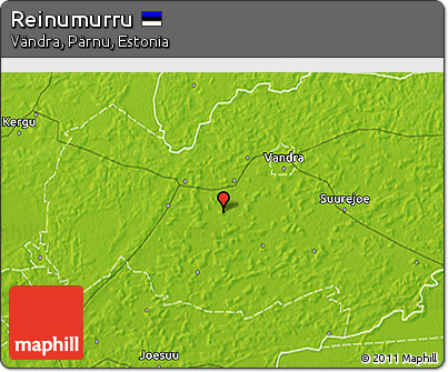 Physical 3D Map of Reinumurru