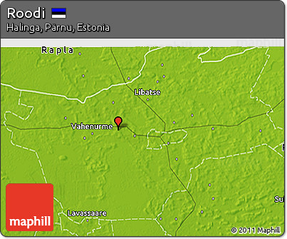 Physical 3D Map of Roodi