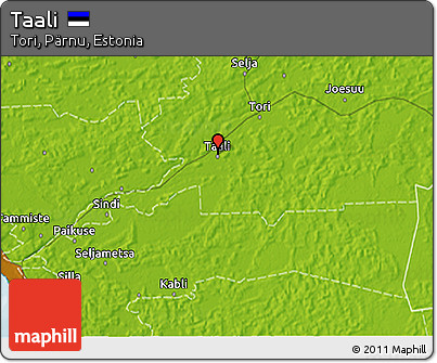 Physical 3D Map of Taali