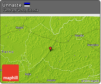 Physical 3D Map of Ünnaste