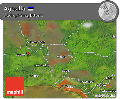 Satellite 3D Map of Agasilla