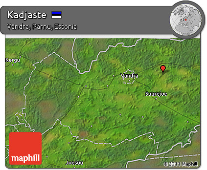 Satellite 3D Map of Kadjaste