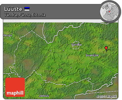 Satellite 3D Map of Lüüste