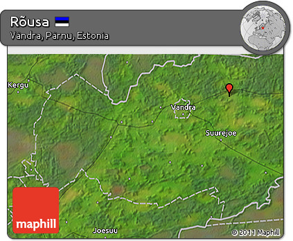 Satellite 3D Map of Rõusa