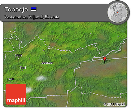 Satellite 3D Map of Toonoja