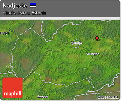 Satellite 3D Map of Kadjaste
