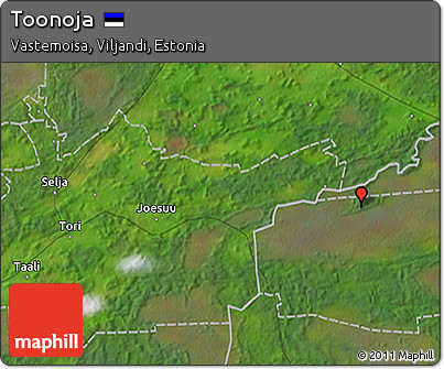 Satellite 3D Map of Toonoja