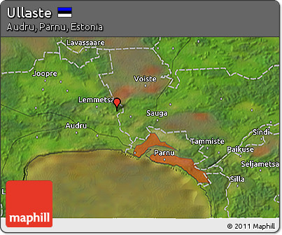 Satellite 3D Map of Ullaste