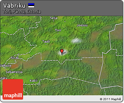 Satellite 3D Map of Vabriku