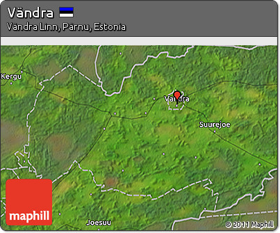 Satellite 3D Map of Vändra