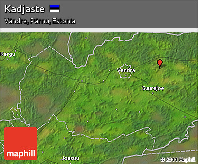 Satellite 3D Map of Kadjaste