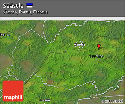 Satellite 3D Map of Säästla