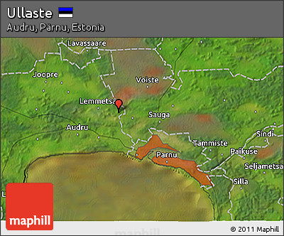 Satellite 3D Map of Ullaste