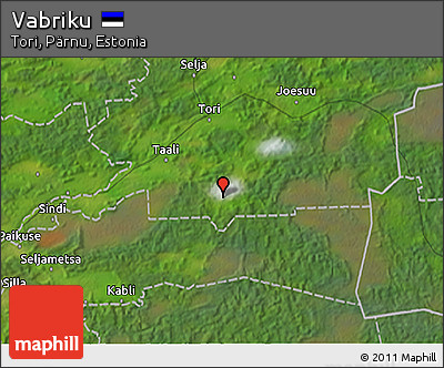 Satellite 3D Map of Vabriku