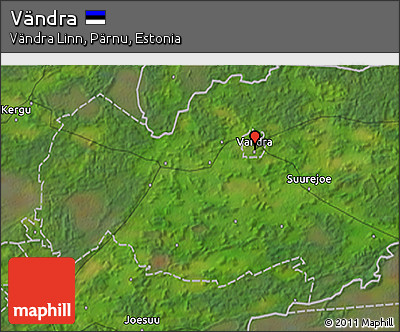 Satellite 3D Map of Vändra