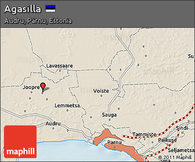 Shaded Relief 3D Map of Agasilla