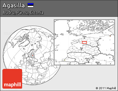 Blank Location Map of Agasilla