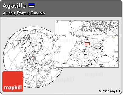 Blank Location Map of Agasilla