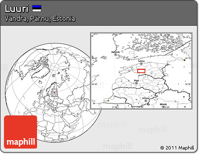 Blank Location Map of Luuri