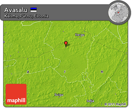 Physical Map of Avasalu