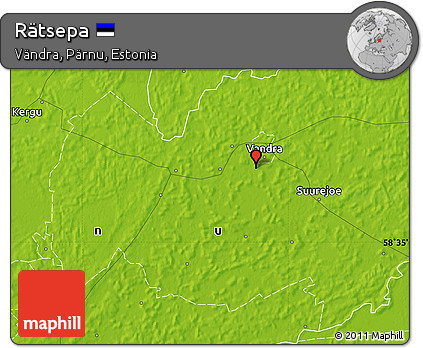 Physical Map of Rätsepa