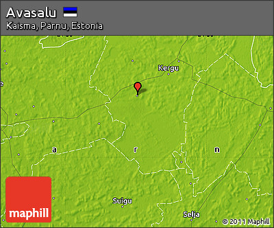 Physical Map of Avasalu