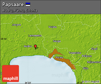Physical Map of Papsaare