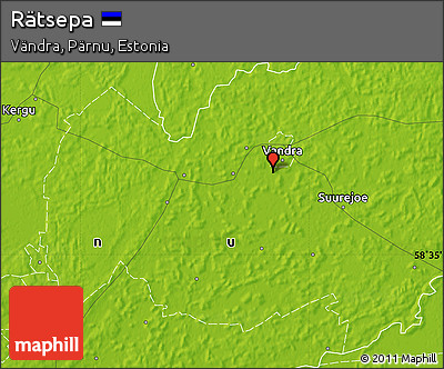 Physical Map of Rätsepa