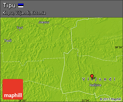 Physical Map of Tipu