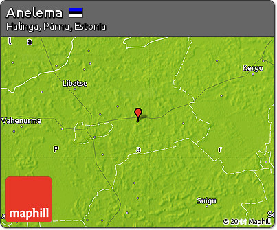 Physical Map of Anelema