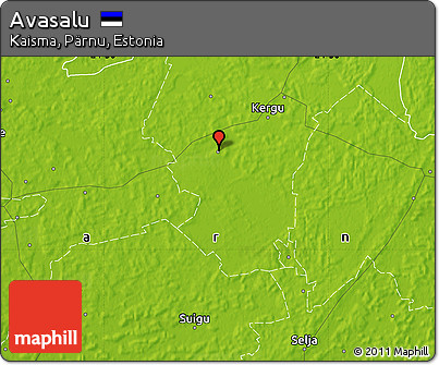 Physical Map of Avasalu