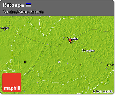 Physical Map of Rätsepa