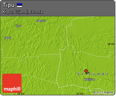 Physical Map of Tipu