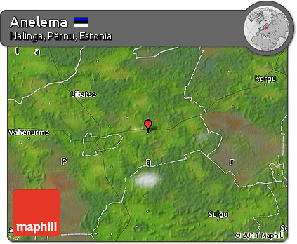 Satellite Map of Anelema