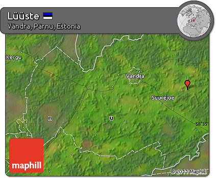 Satellite Map of Lüüste