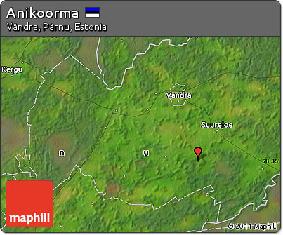 Satellite Map of Anikoorma