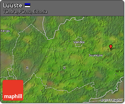 Satellite Map of Lüüste