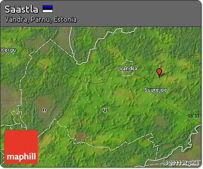 Satellite Map of Säästla