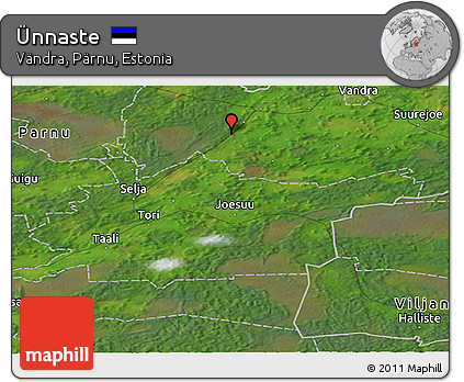Satellite Panoramic Map of Ünnaste