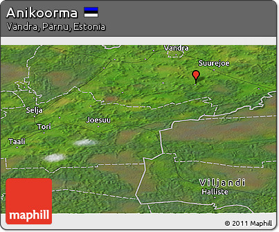 Satellite Panoramic Map of Anikoorma