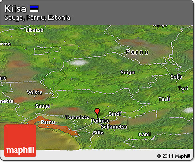 Satellite Panoramic Map of Kiisa