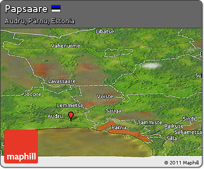 Satellite Panoramic Map of Papsaare