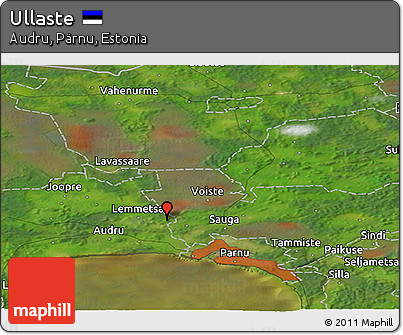 Satellite Panoramic Map of Ullaste