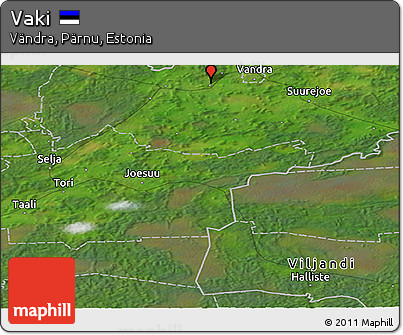 Satellite Panoramic Map of Vaki